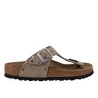 Birkenstock Gizeh Rivet Suede Leather Taupe REG