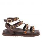 Mosaic sandalette F110-Brushed Brown