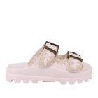 Mou sandalette Eva One Piece White two Buckles