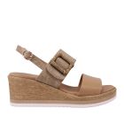 Fascino Donna sandalette 53289 Camel Taupe