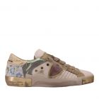 Philippe Model sneaker PRSX Low Python Blanc Rose