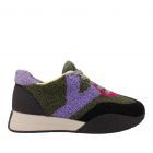 Keh Noo sneaker 9724 - Black Military
