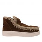 Mou Summer Eskimo sneaker perfo Suede Nut Brown