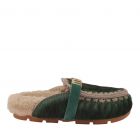 Mou slip on Winter Bio LG Hair Pony Green