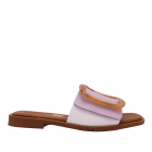 IBZA Style sandalette 5155 Blanco Lila