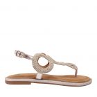 Crinkles sandalette 241-C41-Metal-Silver