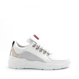 Nubikk sneaker Roque-Royal-White-Croco Roque-Royal-Wh-Croco Wit