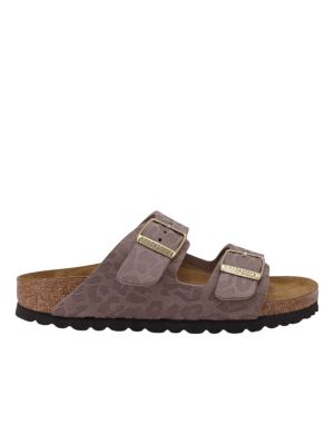 Birkenstock Arizona BS Synthetik Leo Grey Taupe NW