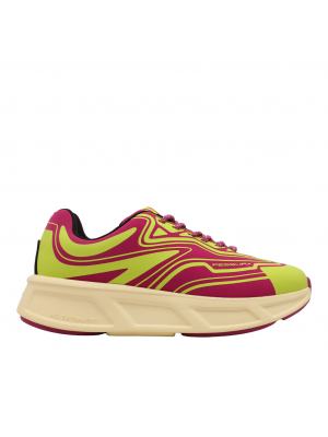 Fessura sneaker REX003 - Fucsia-Lime