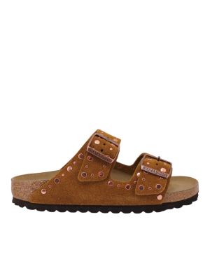 Birkenstock Arizona Rivet Suede Leather Mink NRW