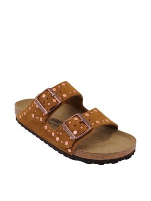 Birkenstock Arizona Rivet Suede Leather Mink NRW