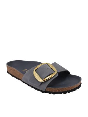 Birkenstock Madrid Big Buckle Lth Oiled Basal Gray