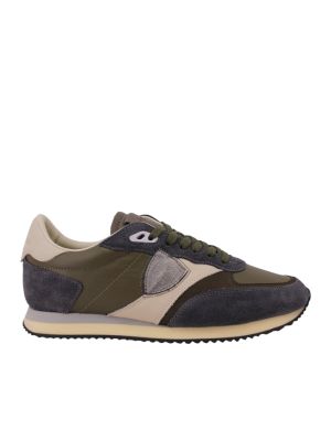 Philippe Model BLVILLE Low Veau Daim Anthra Vert
