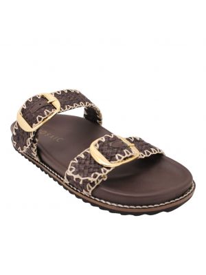 Mosaic sandalette Mirena - Brown