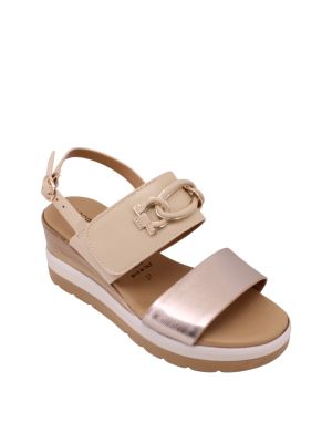 Fascino Donna sandalette 20216 Cipria Crema