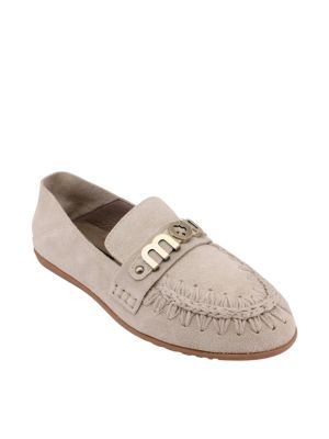 Mou instapper Slip-On Ballerina Chlk Letter Logo