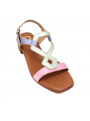 IBZA sandalette 5345-Blu-Combi