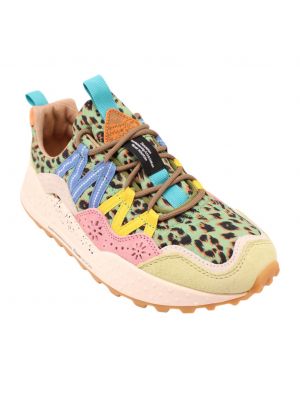 Flower Mountain sneaker Washi Light Green Multi