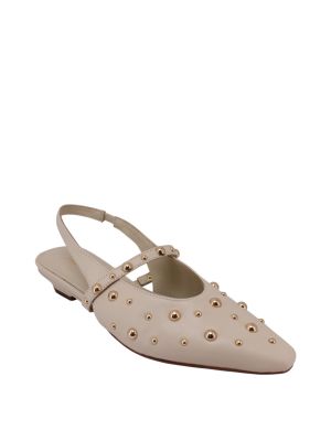 Pedro Anton slingback Togo Off White