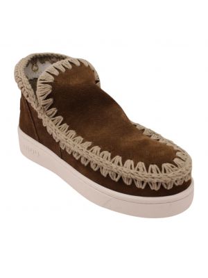 Mou Summer Eskimo sneaker perfo Suede Nut Brown