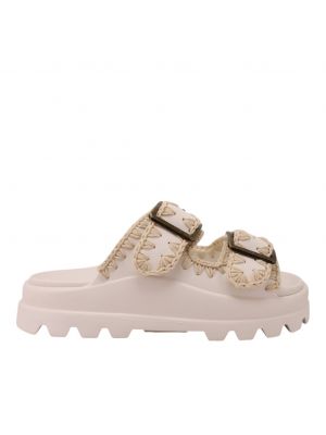 Mou sandalette Eva one-piece slide two-buckle Whit