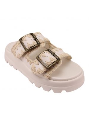 Mou sandalette Eva one-piece slide two-buckle Whit