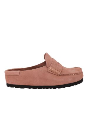 Birkenstock Naples Wrapped Suede Lth Pink Clay NRW