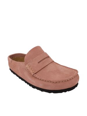 Birkenstock Naples Wrapped Suede Lth Pink Clay NRW