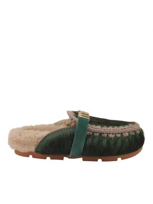 Mou slip on Winter Bio LG Hair Pony Green