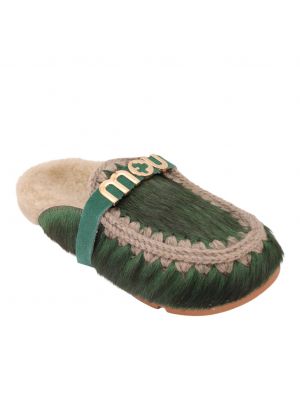 Mou slip on Winter Bio LG Hair Pony Green