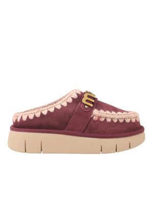 Mou instapper Bounce Clog metal Logo CAB Bordeaux