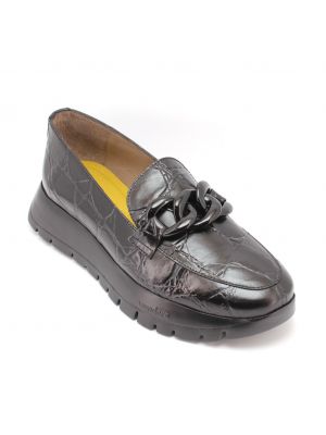 Wonders loafer A-2405-Negro Croco