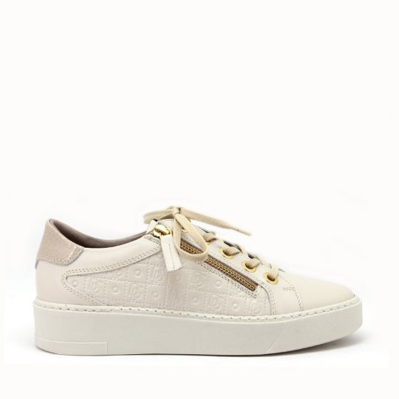 DLS sneaker 5405 vit Latte