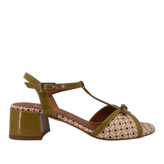 Opera Milano sandalette 764015 Senap Rombio Rosso