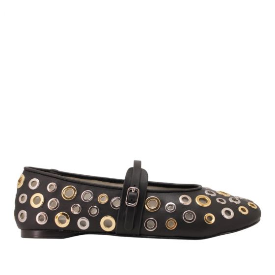 Steve Madden ballerina Rejoice S-Black Silver Gold