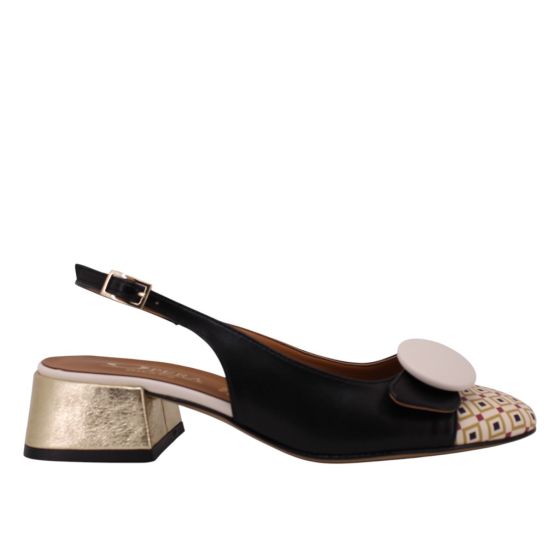 Opera Milano slingback 2091004 Rossa Capucci Nero