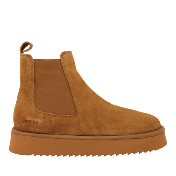 Copenhagen chelsea CPH258 - Suede Cognac