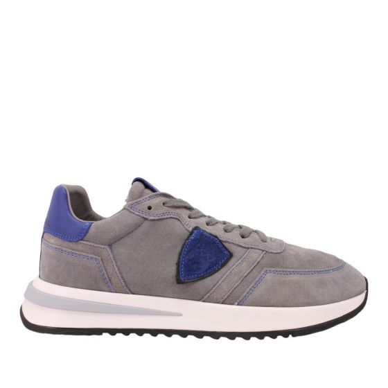 Philippe Model Tropez 2.1 Low Daim Broderie Gris