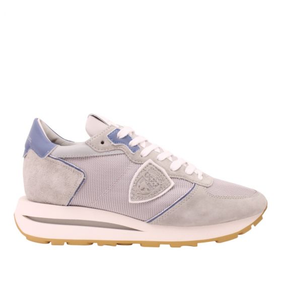 Philippe Model sneaker Tropez Haute Low Gris Blue
