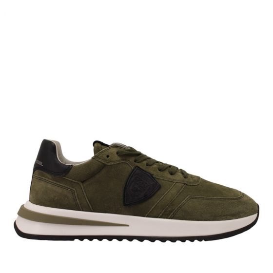 Philippe Model Tropez 2.1 Low Daim Broderi Militai