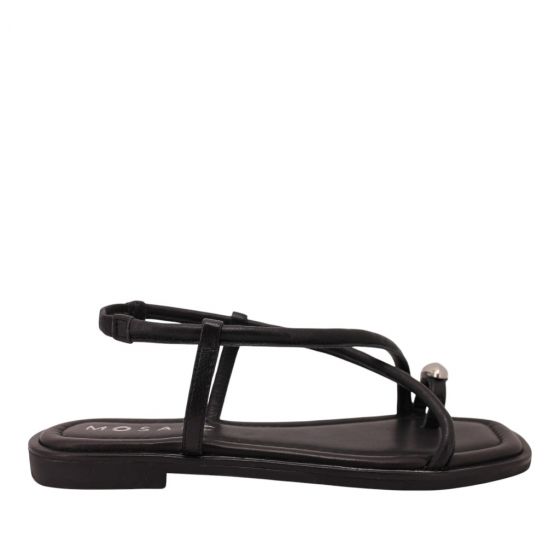 Mosaic sandalette Claire - Black