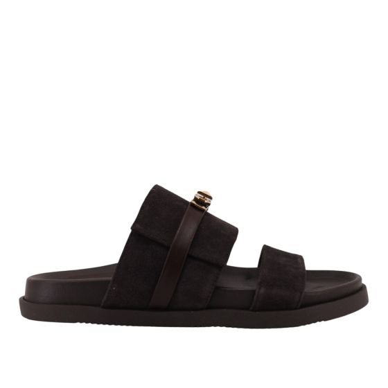 Mosaic sandalette F/Bloucle Brown