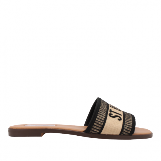 Steve Madden slipper Knox Black Multi