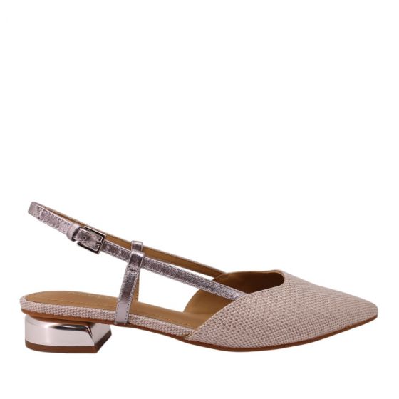 Maripe sandalette Arizona - Raffia Silver San