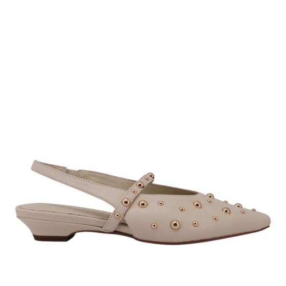 Pedro Anton slingback Togo Off White