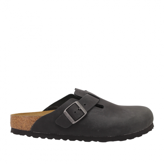 Birkenstock sandaal Boston BS Black Narrow