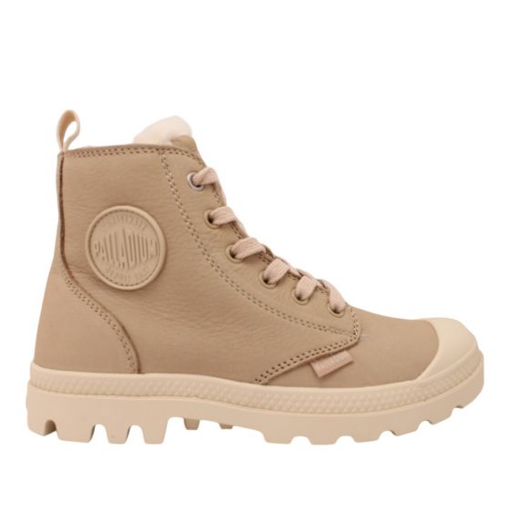 Palladium vachtschoen Pampa Hi Zip - White Sand
