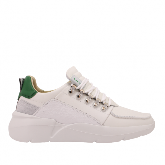 Nubikk sneaker Roque Roman - White Leather Green