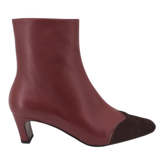 Lola Cruz enkellaars 029T94BK-S-I25-Burgundy