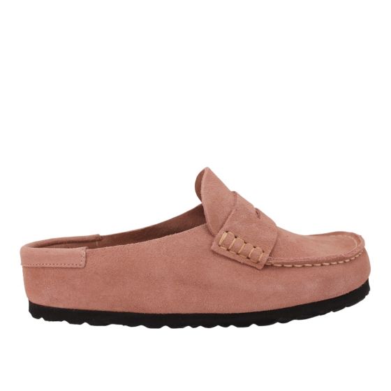 Birkenstock Naples Wrapped Suede Lth Pink Clay NRW